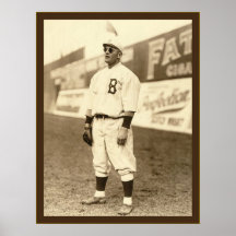 Joueur de baseball vintage poster
