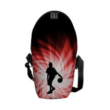 Joueur de basket ; Rouge Sacoche