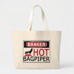 Joueur de cornemuse chaud sacs fourre-tout
