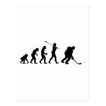 Joueur de hockey de glace cartes postales