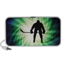 Joueur de hockey frais haut-parleurs PC