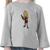 Joueur de personnel d'île de Krawk d'alto t-shirts