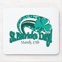 Jour de la Saint Patrick 17 mars Tapis De Souris