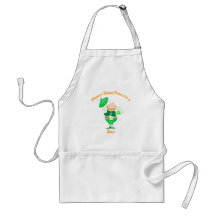 Jour de la Saint Patrick heureux Tabliers
