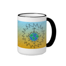 Jour de la terre tasse à café