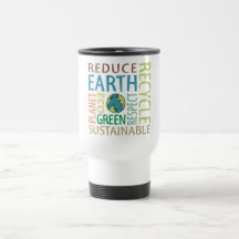 Jour de la terre tasses à café