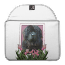Jour de mères - tulipes roses - Terre-Neuve Poche Pour Macbook