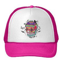 Jour de Muerte du chapeau mort de crâne ! Casquette De Camionneur