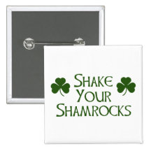 Jour de St Patricks Badges Avec Agrafe