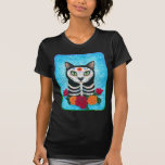 Jour du chat mort, chemise d'art de chat de crâne  t-shirts