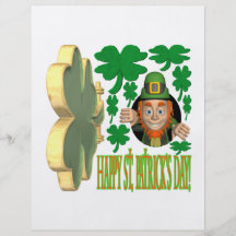 Jour heureux de Patricks de saint Tract Customisé
