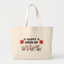 Jour heureux du Canada Sac