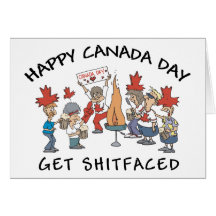 Jour heureux très drôle de Candad Carte