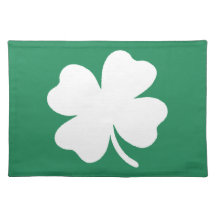 Jour Irlande de Patricks de saint de shamrock Set De Table