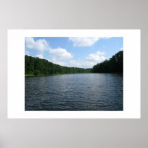 jour paresseux au lac posters