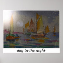 Jour pendant la nuit poster