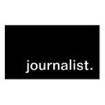 journalist. business card