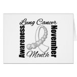 Journey Ribbon - Lung Cancer Awareness Month Cards
