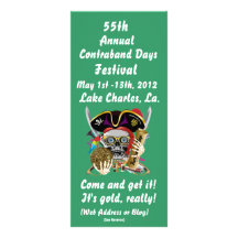 Jours Louisiane de contrebande de pirate 30 couleu Carte Double