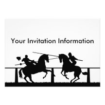 Jousting Custom Invites