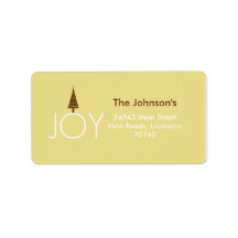 Joy Address Label