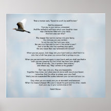 Joy and Sorrow by Kahlil Gibran Print
