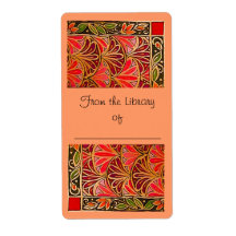 Joy! bookplate personalised shipping labels