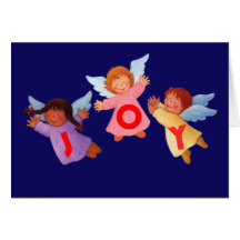 Joy Card with Angels