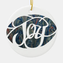 Joy Christmas Ornament