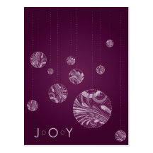 JOY Holiday Card Postcards