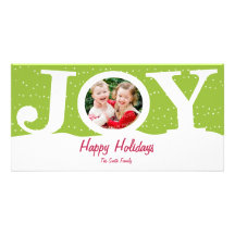 Joy Holiday Photo Card