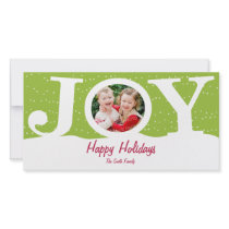 Joy Holiday Photo Card