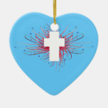 JOY! in the Cross Christmas Tree Ornament