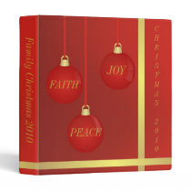 JOY, PEACE & FAITH CHRISTMAS 2010 binders