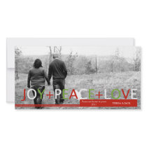 Joy.Peace.Love: Holiday Photo Card