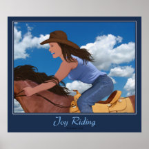 Joy Riding frameable Print