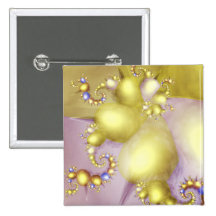 Joy Square Badge Pinback Button