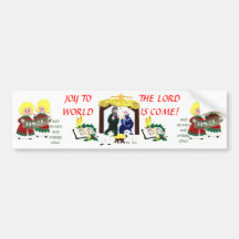 JOY TO THE WORLD! Bumper Sticker