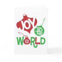 Joy to the World Greeting Card