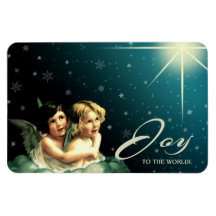Joy to The World. Christmas Gift Magnet