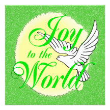 Joy to the World Christmas Invitation