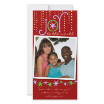 Joy to the World Christmas Photo Card