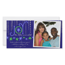 Joy to the World Holiday Photo Card