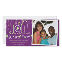 Joy to the World Holiday Photo Card