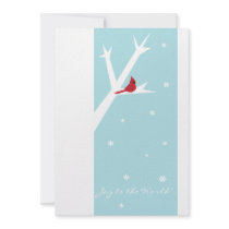 Joy to the World Photo Card Personalized Announcement