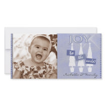 Joy to the World photo card template