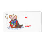 Joy to the World Shipping Label