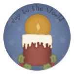 Joy to the World Round Sticker
