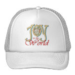 Joy to the World with Stained Glass Nativity Mesh Hat