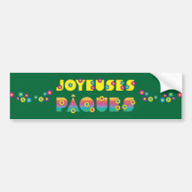 Joyeuses Pâques Adhésif Pour Voiture